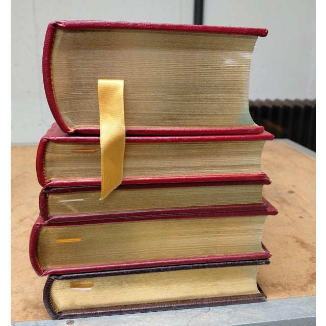 Gold Easton Press Leather Bound Books Set of 10 For Sale - Image 8 of 15
