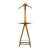 Sculptural Italian Modernist Beech and Brass Valet by Fratelli Reguitti For Sale