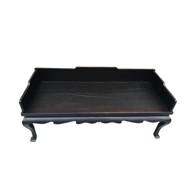Black Ntique Chinese Black Lacquer Daybed Bench, Northern China, Circa 1826 For Sale - Image 8 of 8