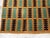 Mid 20th Century Galerie Shabab Collection Mid-20th Century Turkish Anatolian Deco Throw Rug For Sale - Image 5 of 8