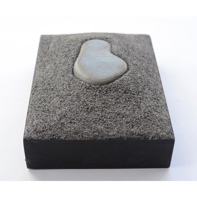 2000 - 2009 Kay Kang Abstract Minimalist Rock and Concrete Mother & Child Sculpture For Sale - Image 5 of 9