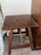 1970s 1970s Vintage Rustic Live Edge X-Base Side Table With Iron Clavos For Sale - Image 5 of 5