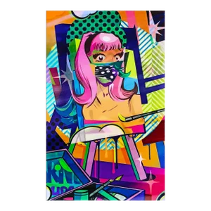 Pose Easel (Lenticular Print), 2024