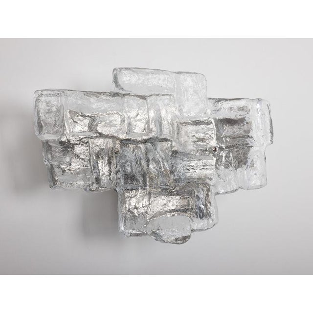 Kalmar Large Vintage Murano Wall Light from Kalmar, Austria, 1960s For Sale - Image 4 of 13