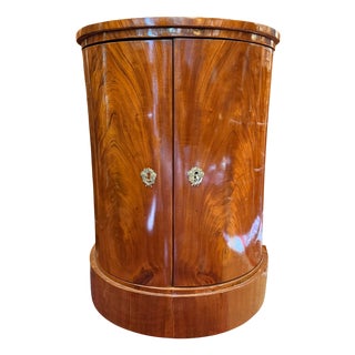 Biedermeier Demi Lune Half-Cabinet For Sale