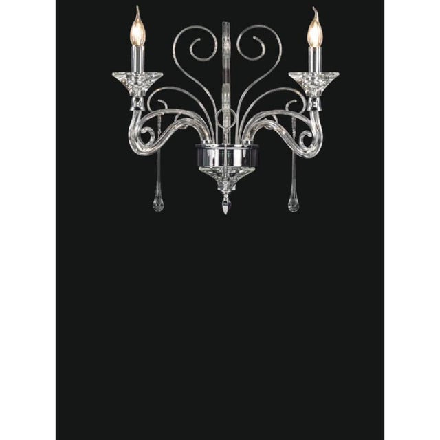 Collection orchidea wall lamp, metal and crystal, nca 123 by jago dimensions: d 53 x h 45 cm. Materials: metal, crystal....