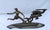 Bronze 1990s Art Deco Bronze (Amazon Hunter) Large Black Marble After Ketley heavy For Sale - Image 8 of 18