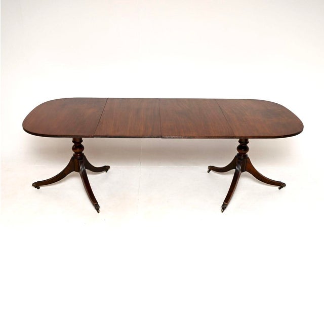 Hollywood Regency Antique Regency Extending Dining Table, 1900 For Sale - Image 3 of 9