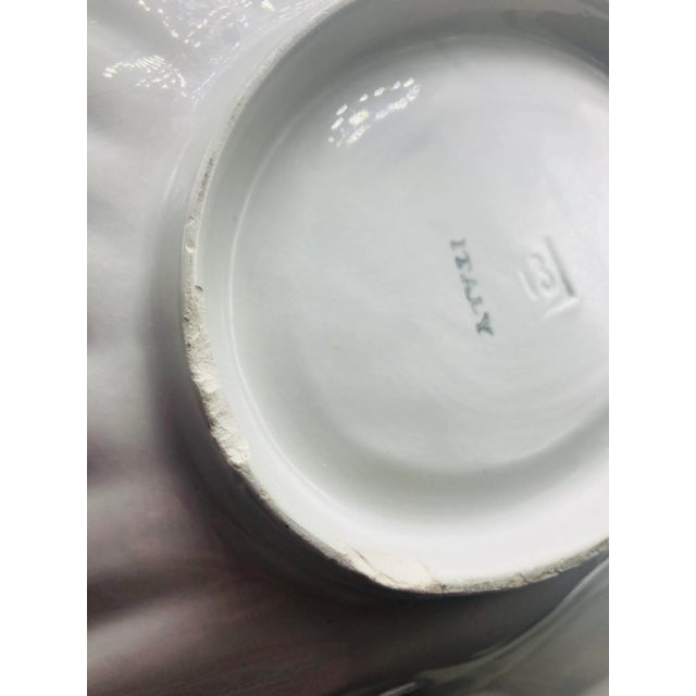 Italian Ceramic Shell Serving Platter For Sale - Image 4 of 7