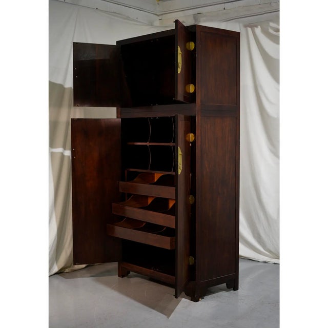 1970s Chinoiserie Armoire by Baker Furniture Chairish
