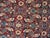 The rich red field of this small square antique northern Indian carpet features a dense all-over Herati pattern with...