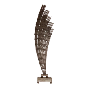 1980s Robert Koch Studio Fan Steel Sculpture