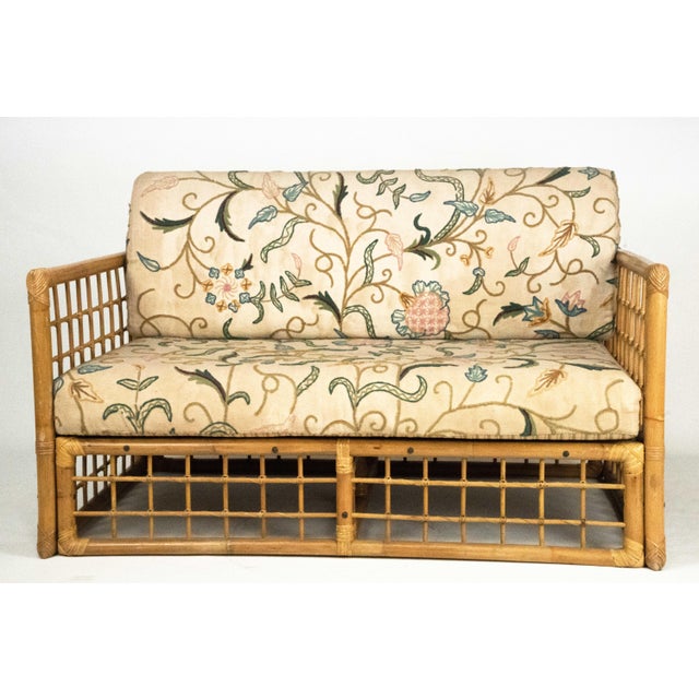 Mid-Century Modern Italian Tropical Chic Loveseat by Vivai Del Sud, 1960s For Sale - Image 12 of 12
