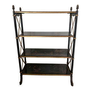 Theodore Alexander Chinoiserie 4-Tier Étagère Bookcase For Sale