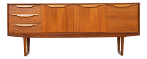 Mid Century Teak Credenza Attributed to Stonehill Furniture