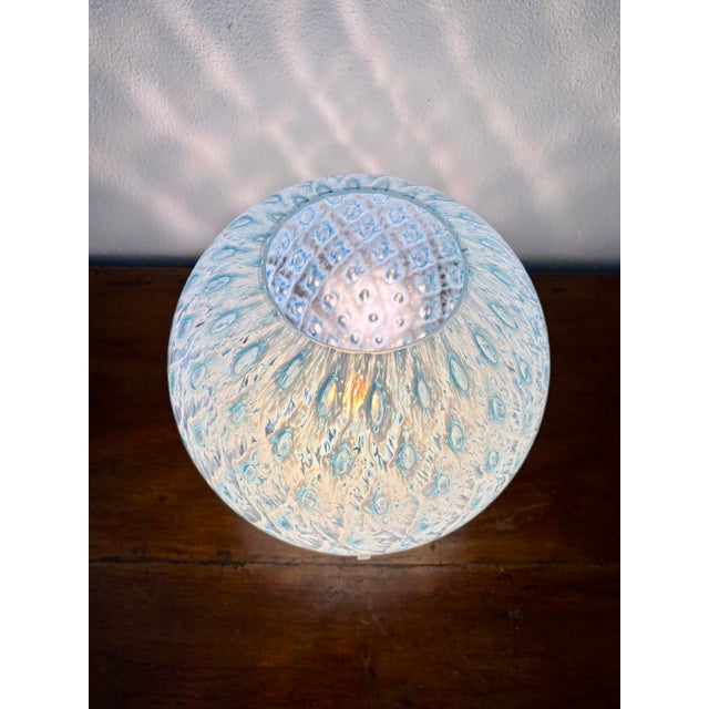 Macrame T25 Murano Table Lamp from La Murrina, 1990s For Sale - Image 9 of 18