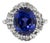 Late 20th Century 14k Antique Tanzanite Ring, Size 5 For Sale