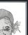 Sculpture Materials Jaymes Earl "Opulence III" Contemporary Black and White Pin and Thread Mixed Media Portrait, 2023 For Sale - Image 7 of 12