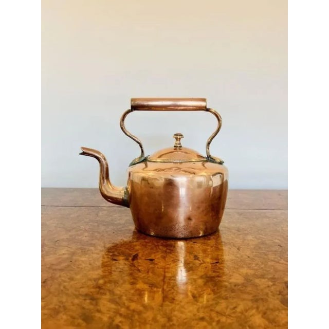 Small George III Copper Kettle, 1800s For Sale - Image 3 of 5