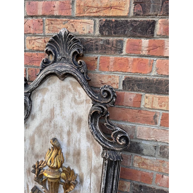 Late 19th Century Antique Italian Carved Wall Panel For Sale - Image 5 of 8