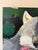 “Flower Eater” Wolf Painting by LWren Walraven For Sale - Image 10 of 13