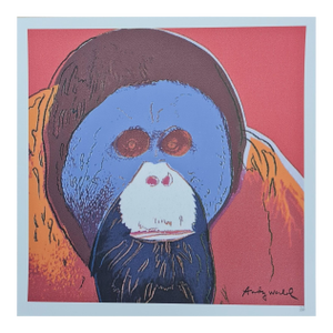 After Andy Warhol, Orangutan, 1980s, Lithograph