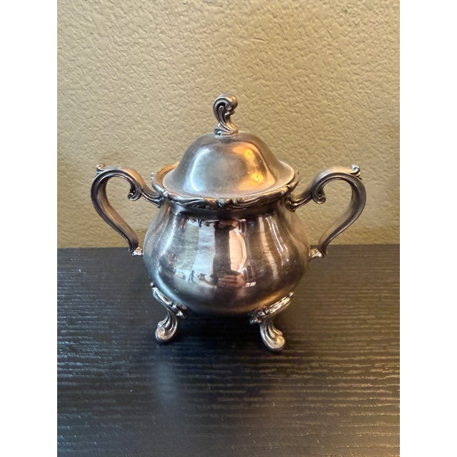 Early 20th Century Early 20th Century Webster Wilcox Silver-Plate Tea Service - Set of Four For Sale - Image 5 of 12