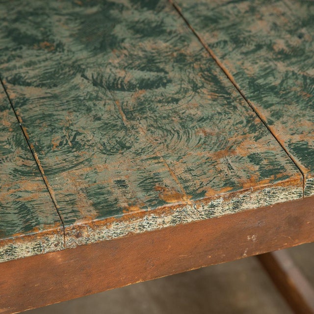 20th Century American Hand Painted Gatelegged Dining Table, 1900s For Sale - Image 5 of 18