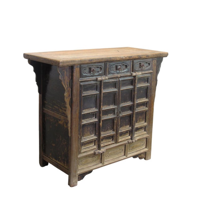 Chinese 17th Century Elm Cabinet For Sale - Image 3 of 14