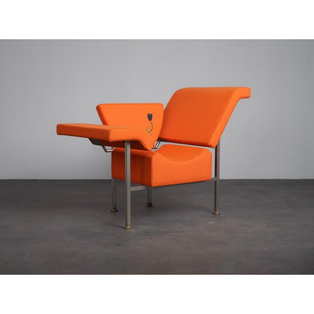 A distinctive and highly expressive lounge chair by dutch designer rob eckhardt, created in the 1980s. Titled “groeten uit...