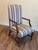 An Ethan Allen “Martha Washington” / Lolling-style open armchair, item #20-7471, finish 206 (dark mahogany-tone wood),...