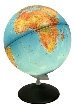 Vintage Illuminated Globe by Tecnodidattica, Italy