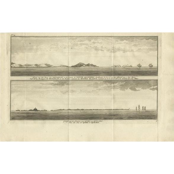 Mid 18th Century Anson, Petatlan and Coiba Island, 1749, Print For Sale - Image 5 of 5