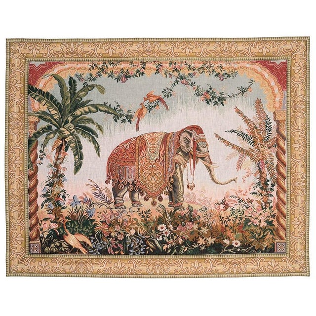 This exotique tapestry was woven in the mid-eighteenth Century at Aubusson from a design attributed to Jean-Amedee...