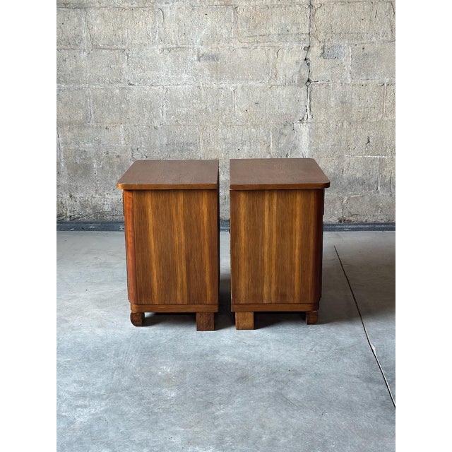 Art Deco Nightstands, a Pair For Sale - Image 4 of 5