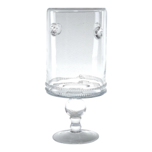 Crystal Vase on Pedestal, Circa 1890