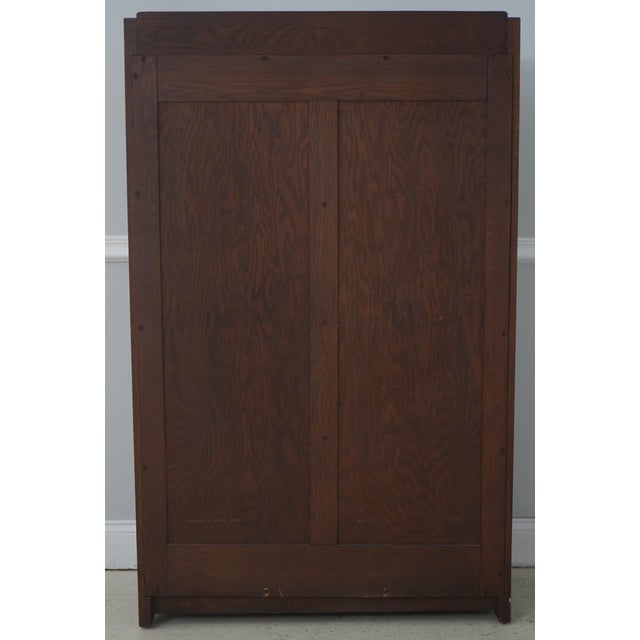 Gustav Stickley No.715 Antique Mission Oak Bookcase For Sale - Image 13 of 15