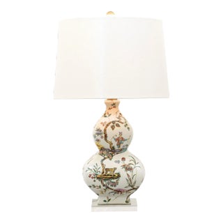 Scalamandre Maison by Port 68 Chinoise Exotique Lamp with Ivory Lizard, 31"H For Sale