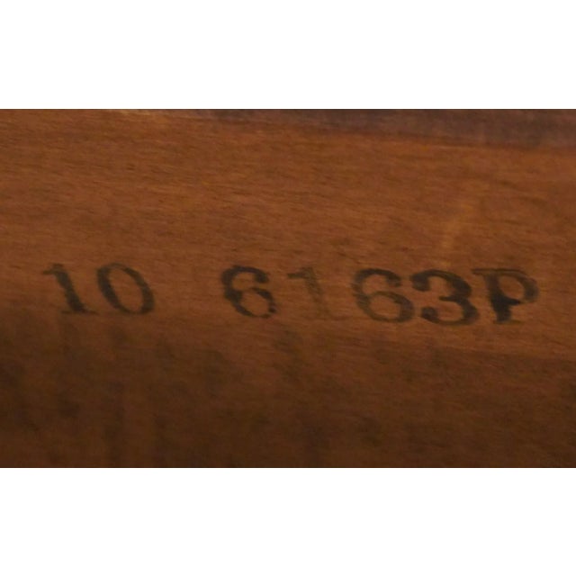 Ethan Allen Heirloom Nutmeg Maple Colonial Early American 96" Dining Table 10-6163p For Sale - Image 12 of 12