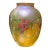 Large Orient & Flume Studio Art Glass Iridescent Flower Vase For Sale