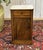 19th Century Walnut Bedside Table with White Marble Top For Sale - Image 12 of 12