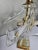 Art Nouveau Vintage 1960s Crystal Cofrac Art Verrier Brass French Table Lamp For Sale - Image 3 of 12
