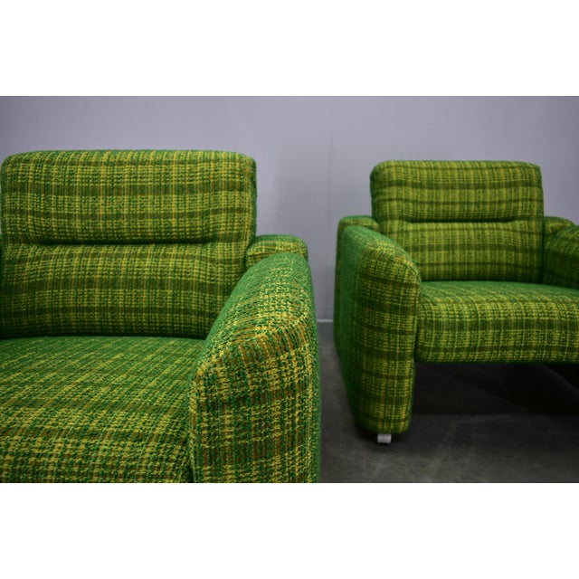 Mid-Century Modern Armchairs, Italy, 1970s, Set of 2 For Sale - Image 16 of 18