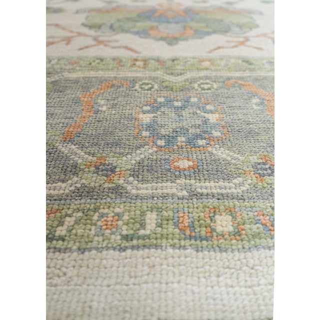 Turkish Turkish Oushak Rug 9'6" x 12'8" #20421 For Sale - Image 3 of 8
