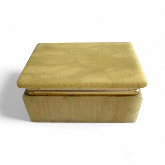 Mid 20th Century Mid Century Alabaster Box, Italy For Sale - Image 5 of 5