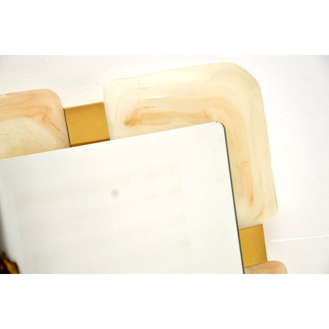 Vintage Hollywood Regency Back Lit Mirror from Hillebrand, 1970s For Sale - Image 4 of 10