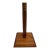 Vintage Large Handcrafted Wood Paper Towel Holder Stand For Sale