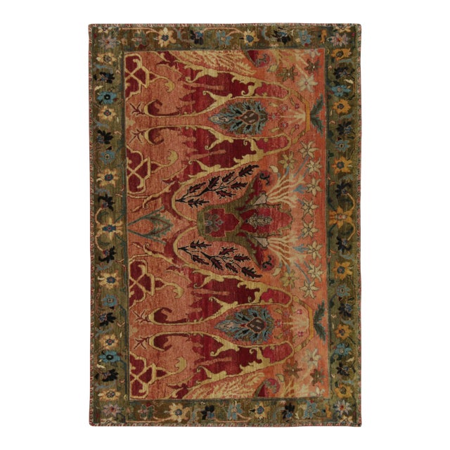 Rug & Kilim’s Persian Style Rug With Polychromatic Intricate Floral Patterns For Sale