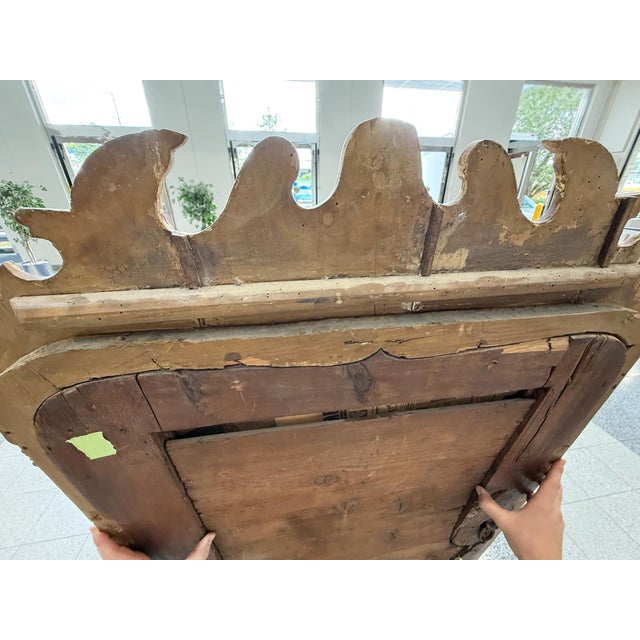 18th Century George II Giltwood Wall Mirror For Sale - Image 11 of 12