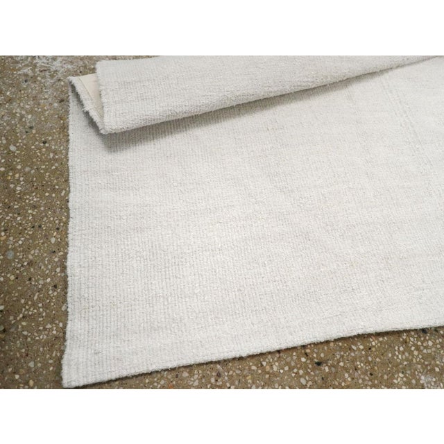 Off-white Galerie Shabab Collection Mid-20th Century Turkish Flatweave Kilim Throw Rug For Sale - Image 8 of 8